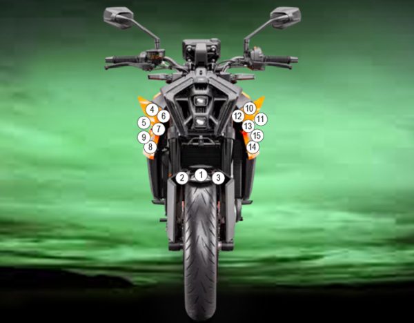 Eazi-Grip Stone Chip Protection Kit | Clear - Matte | KTM 990 Duke 2024>Current-Paint Protection-Pyramid Motorcycle Accessories