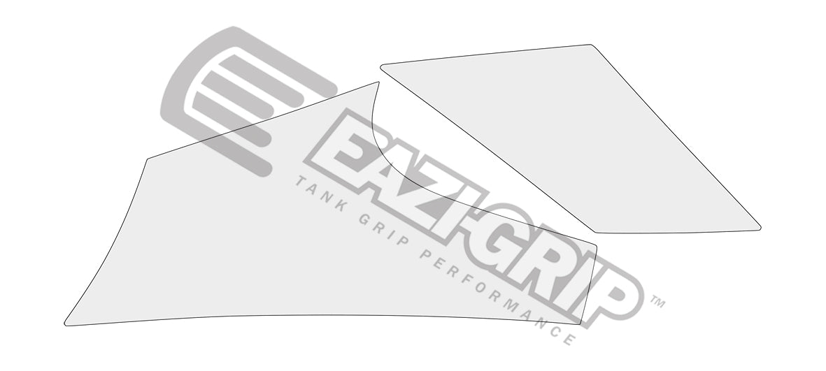 Eazi-Grip Tank Grips - Pair | Clear Gloss Paint Protection Film | Aprilia Caponord 1200 Rally 2015>2017 -  Shop name