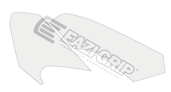 Eazi-Grip Tank Grips - Pair | Clear Gloss Paint Protection Film | Honda CBR 1000 RR 2017>2019 -  Shop name