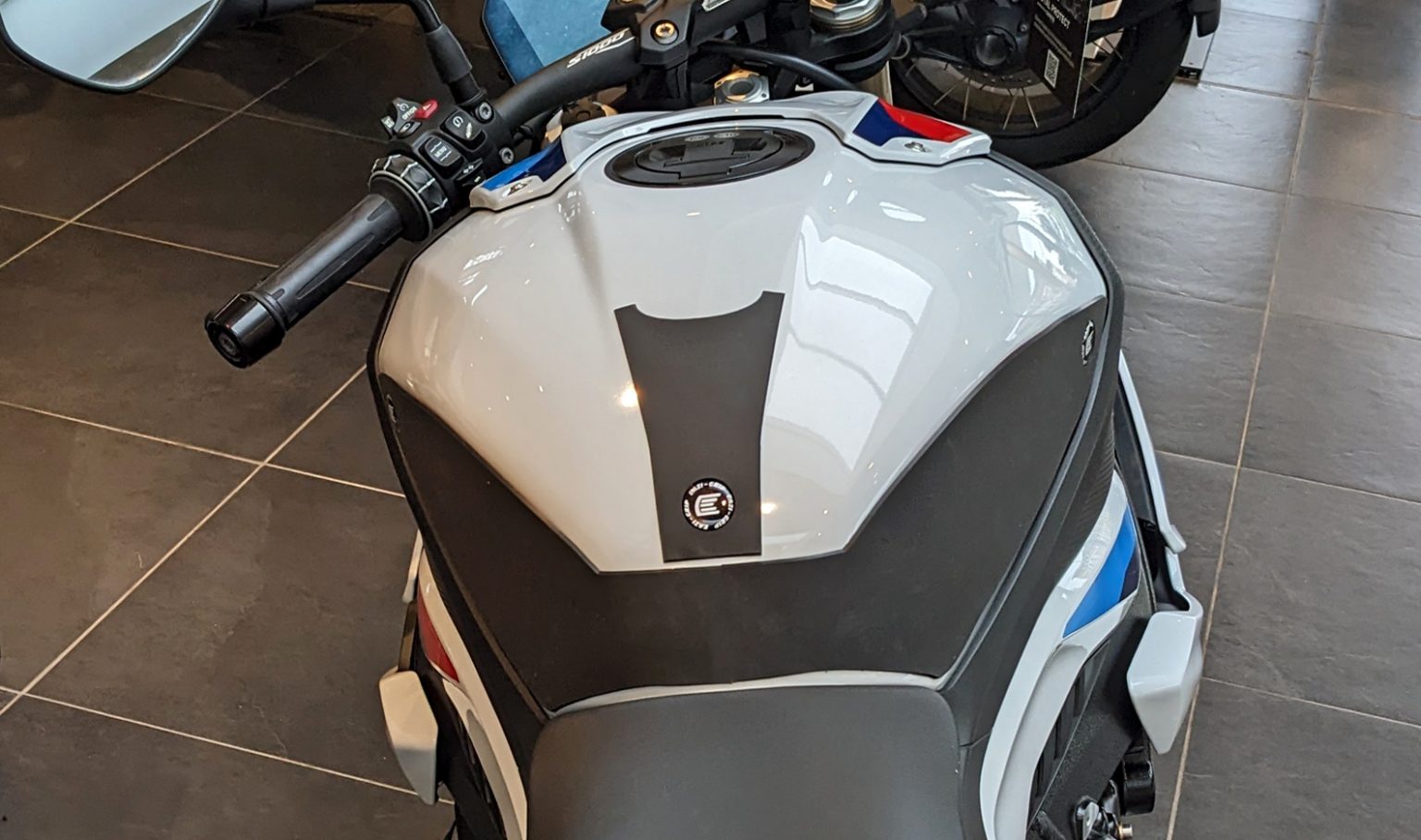 Eazi-Grip Wrap Around Tank Grip | Silicone - Charcoal | BMW S 1000 RR/M 1000 RR 2019>Current -  Shop name