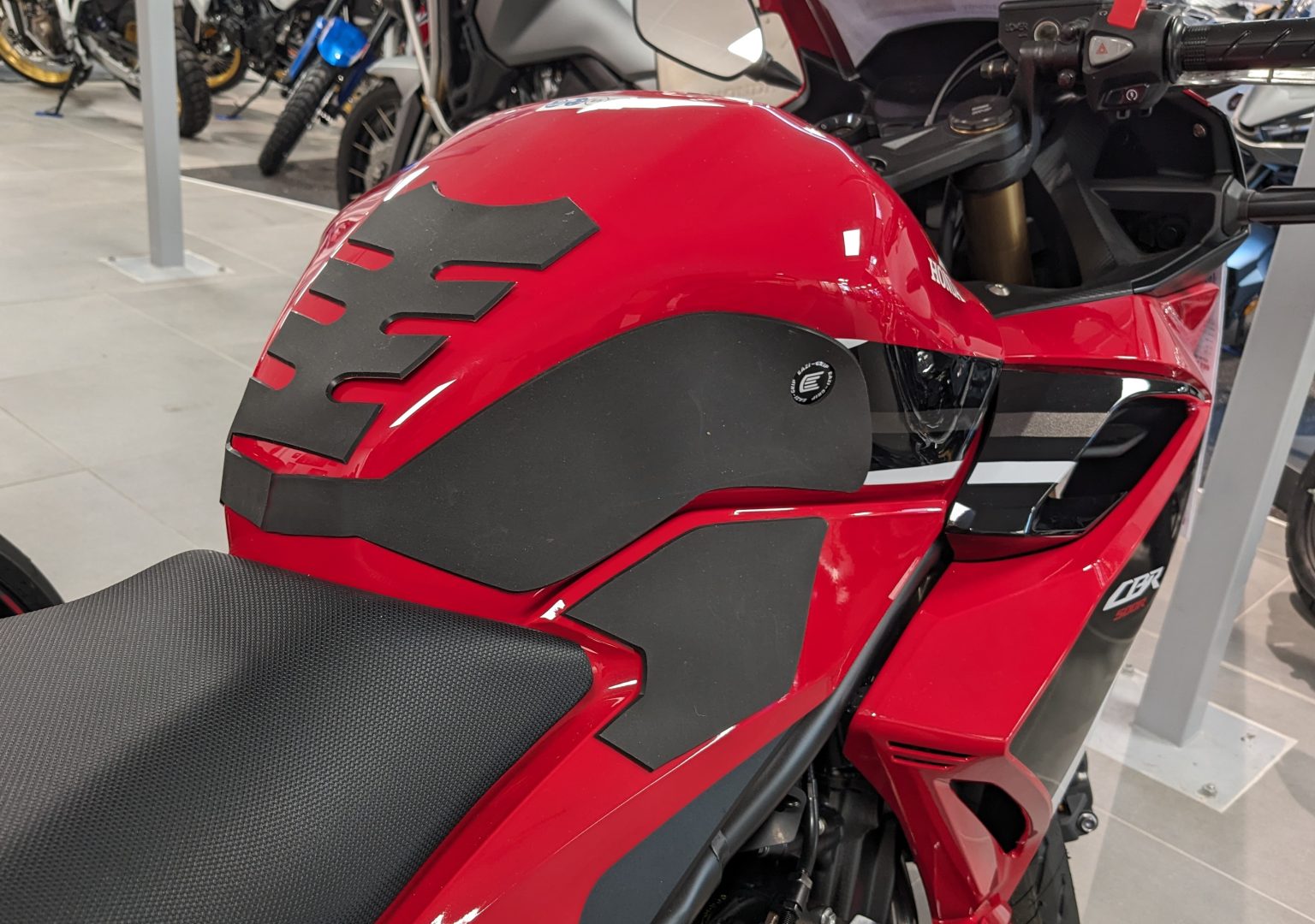 Eazi-Grip Wrap Around Tank Grip | Silicone - Charcoal | Honda CBR500R/CB500F 2019>2023 -  Shop name
