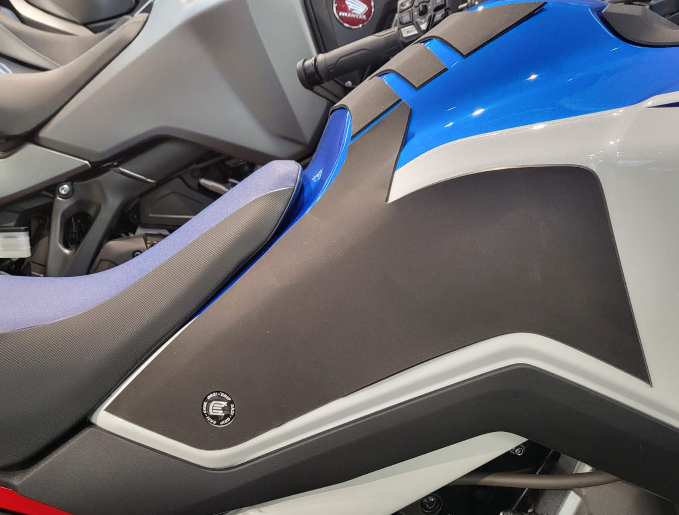 Eazi-Grip Wrap Around Tank Grip | Silicone - Charcoal | Honda CRF1100 Africa Twin 2020>Current -  Shop name