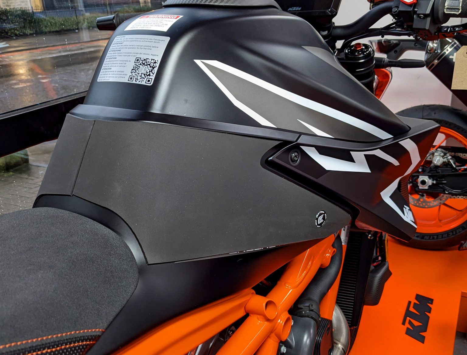 Eazi-Grip Wrap Around Tank Grip | Silicone - Charcoal | KTM 1290 Super Duke R 2020>2023 -  Shop name