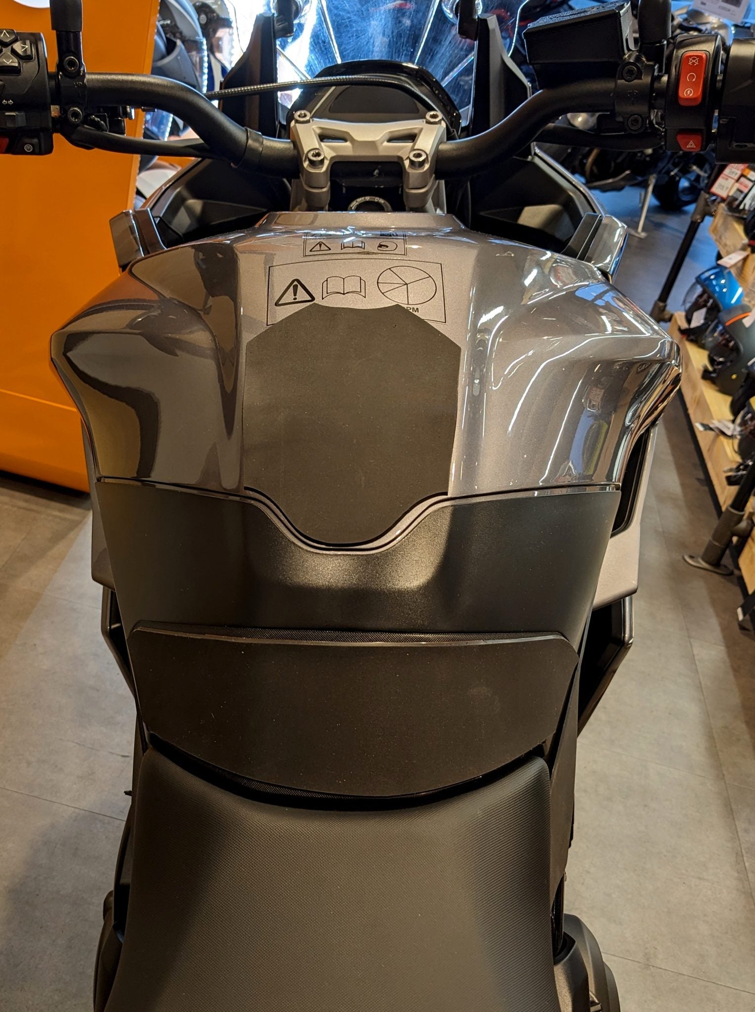 Eazi-Grip Wrap Around Tank Grip | Silicone - Charcoal | Triumph Tiger 660 Sport 2022>Current -  Shop name