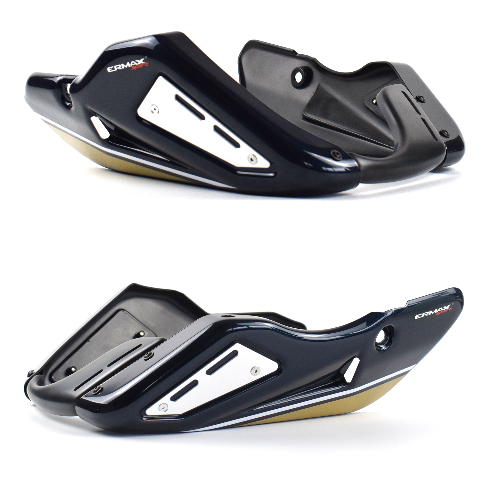Ermax Belly Pan | CandyTone Blue/Gold/White | Kawasaki Z 900 RS 2017>Current -  Shop name