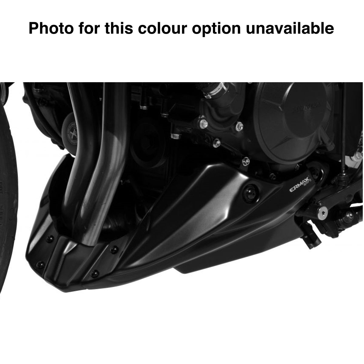 Ermax Belly Pan | Graphite Black [nhb01eb] | Honda CB750 Hornet 2023>2024 -  Shop name