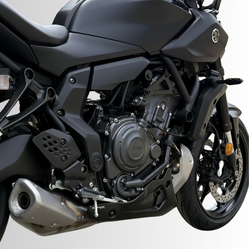 Ermax Belly Pan | Matte Black | Yamaha MT-07 2025>Current-Belly Pans-Pyramid Motorcycle Accessories