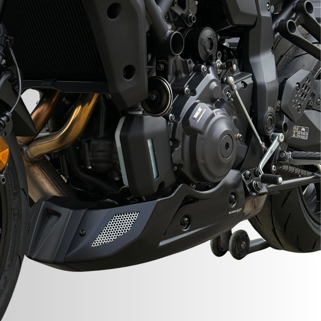Ermax Belly Pan | Matte Black | Yamaha MT-07 2025>Current-Belly Pans-Pyramid Motorcycle Accessories