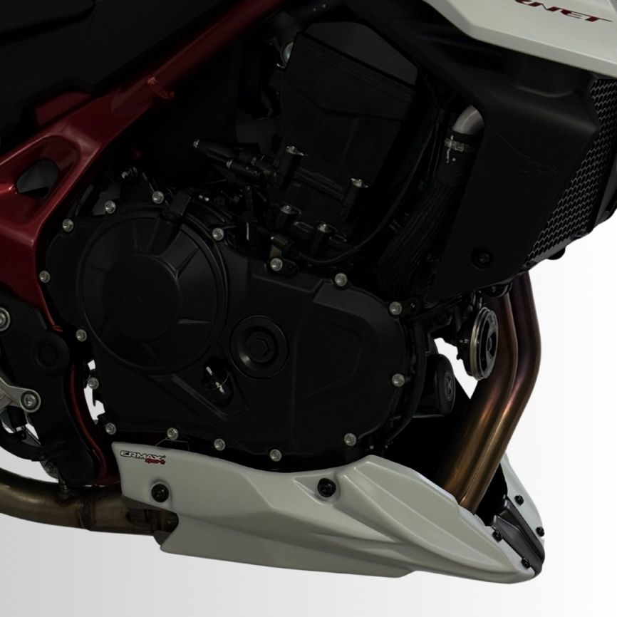 Ermax Belly Pan | Matte Pearl Glare White [NHB54] | Honda CB750 Hornet 2025>Current -  Shop name
