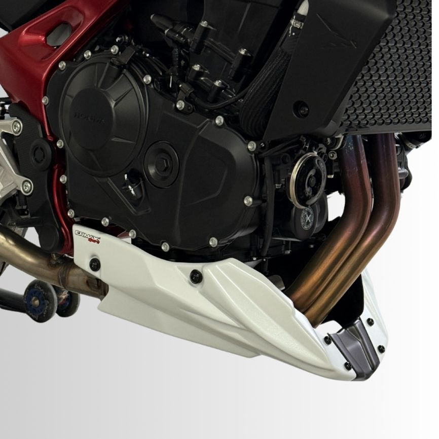 Ermax Belly Pan | Matte Pearl Glare White [NHB54] | Honda CB750 Hornet 2025>Current -  Shop name