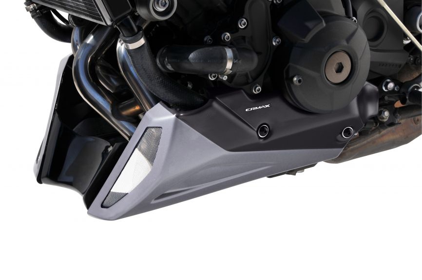Ermax Belly Pan | Matte Silver 1 [ms1]/Blackmax | Yamaha Tracer 900 2015>2017-Belly Pans-Pyramid Motorcycle Accessories