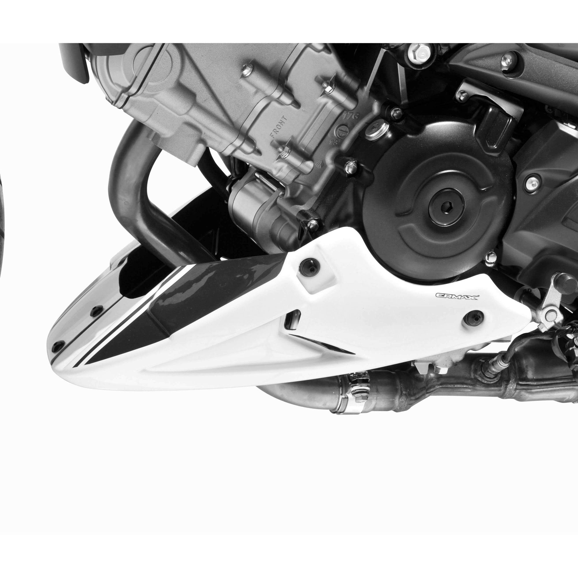 Ermax Belly Pan | Metallic White/Metallic Blue (Glacier White/Triton Blue) | Suzuki SV650 2016>Current-E890496113-Belly Pans-Pyramid Motorcycle Accessories