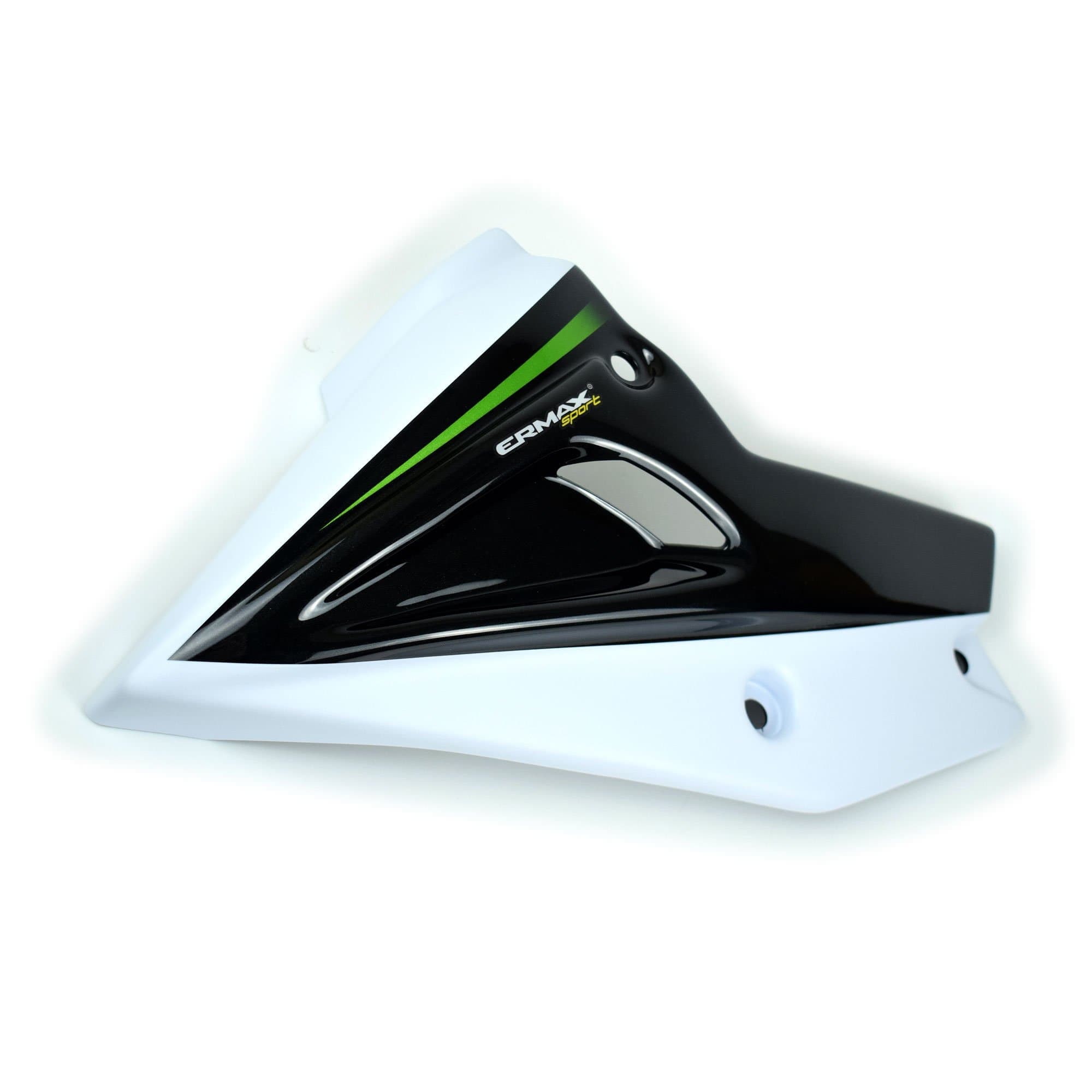 Ermax Belly Pan | Spark Black/Lime Green/Stardust White | Kawasaki Z 900 2019>2019-E8903096-PC-Belly Pans-Pyramid Motorcycle Accessories