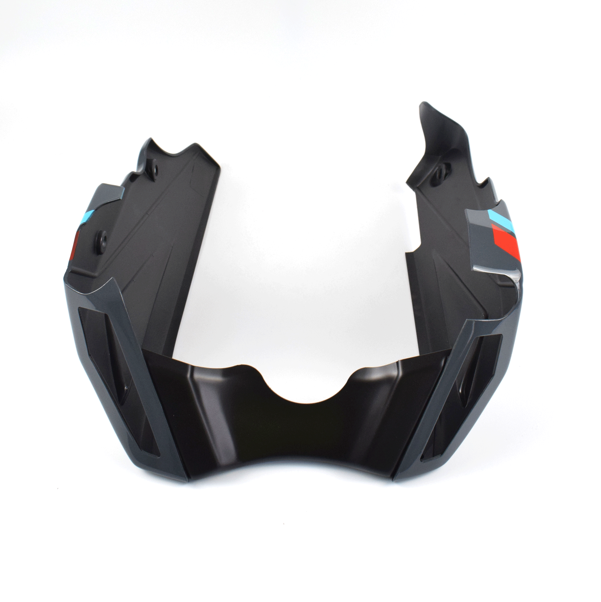 Ermax Belly Pan | Storm Fluo Tri Colour (Storm/Red/Blue) | Yamaha MT-09 2021>2023 -   Pyramid Motorcycle Accessories