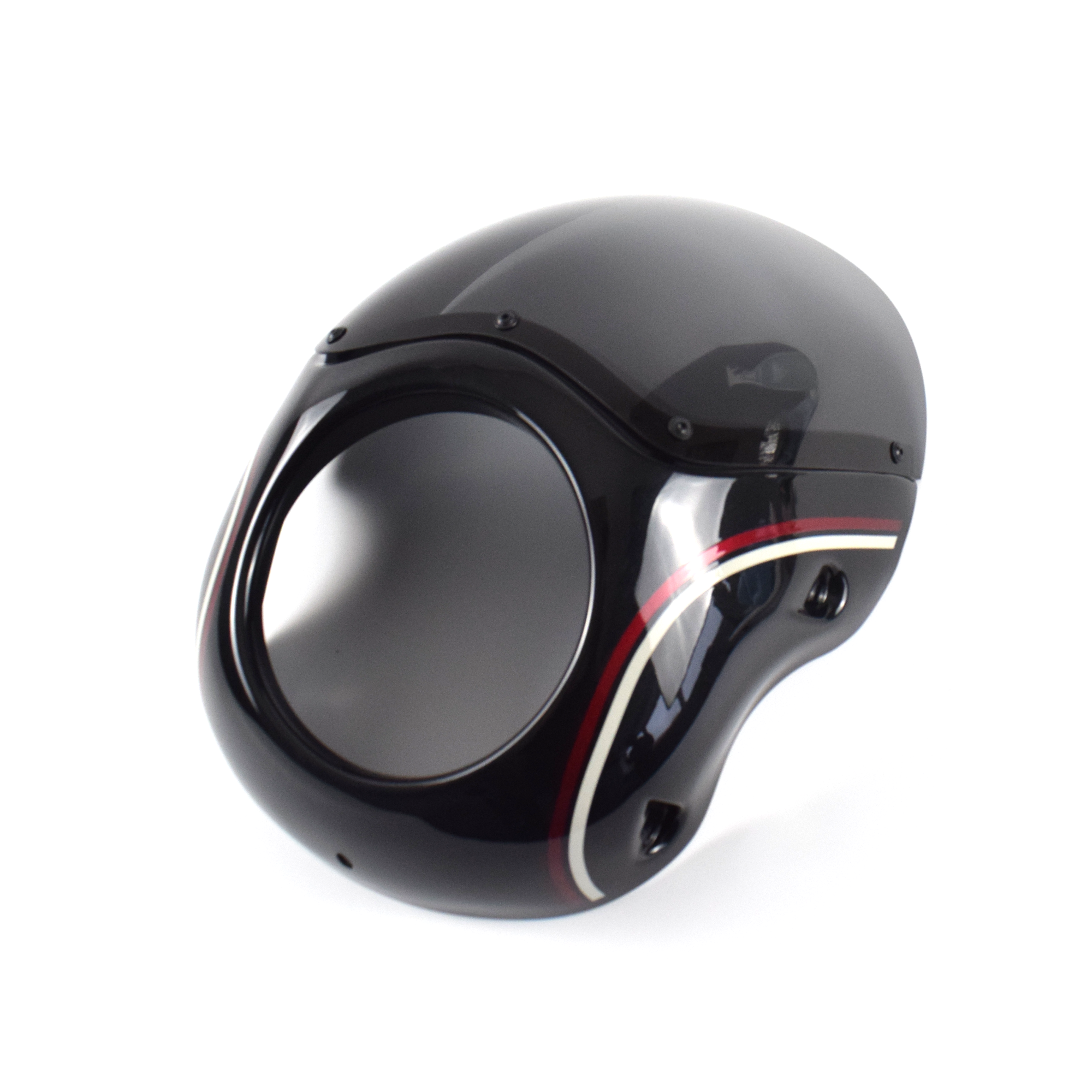 Ermax Cafe Racer Screen | Metallic Spark Black [660/15z ]/Grey/Metallic Red | Kawasaki Z 650 RS 2021>Current -  Shop name