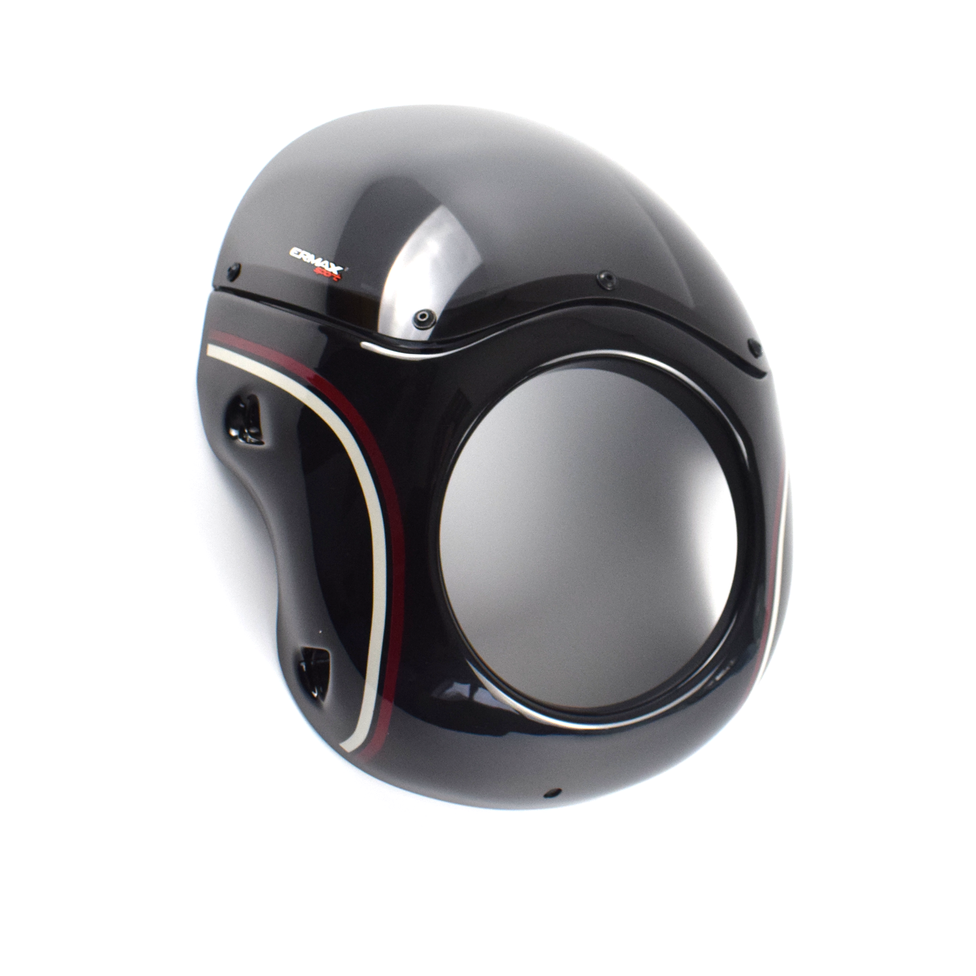 Ermax Cafe Racer Screen | Metallic Spark Black [660/15z ]/Grey/Metallic Red | Kawasaki Z 650 RS 2021>Current -  Shop name
