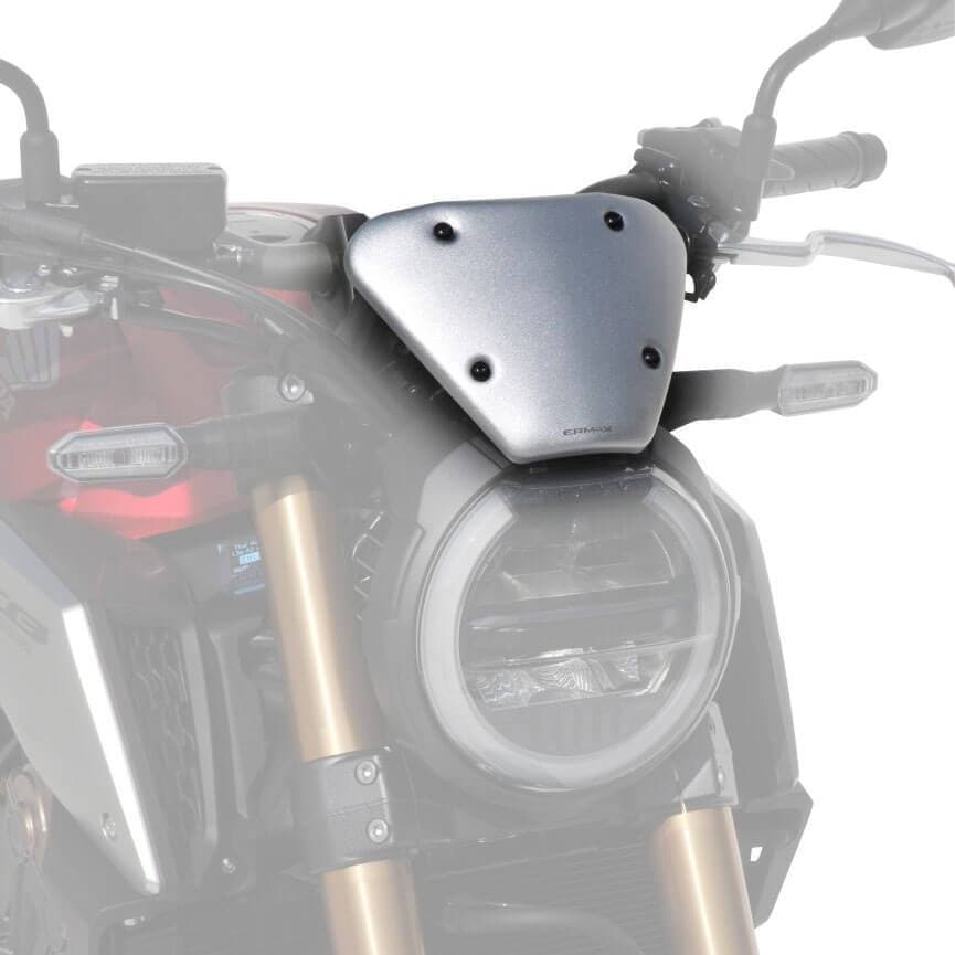 Ermax Fly Screen | Brushed Aluminium | Honda CB 650 R 2019>2020-E0301ALST04-Screens-Pyramid Motorcycle Accessories