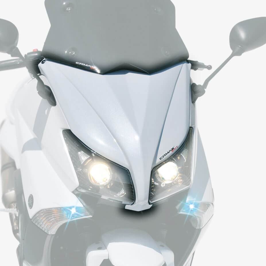 Ermax Front Fairing | Metallic White (Bluish White Cocktail) | Yamaha TMAX 530 2012>2014-E750212110-Front Fairings-Pyramid Motorcycle Accessories