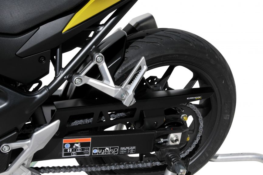 Ermax Hugger | Satin Black | Honda CB 750 Hornet 2023>Current-E7301T24-BL-Huggers-Pyramid Motorcycle Accessories