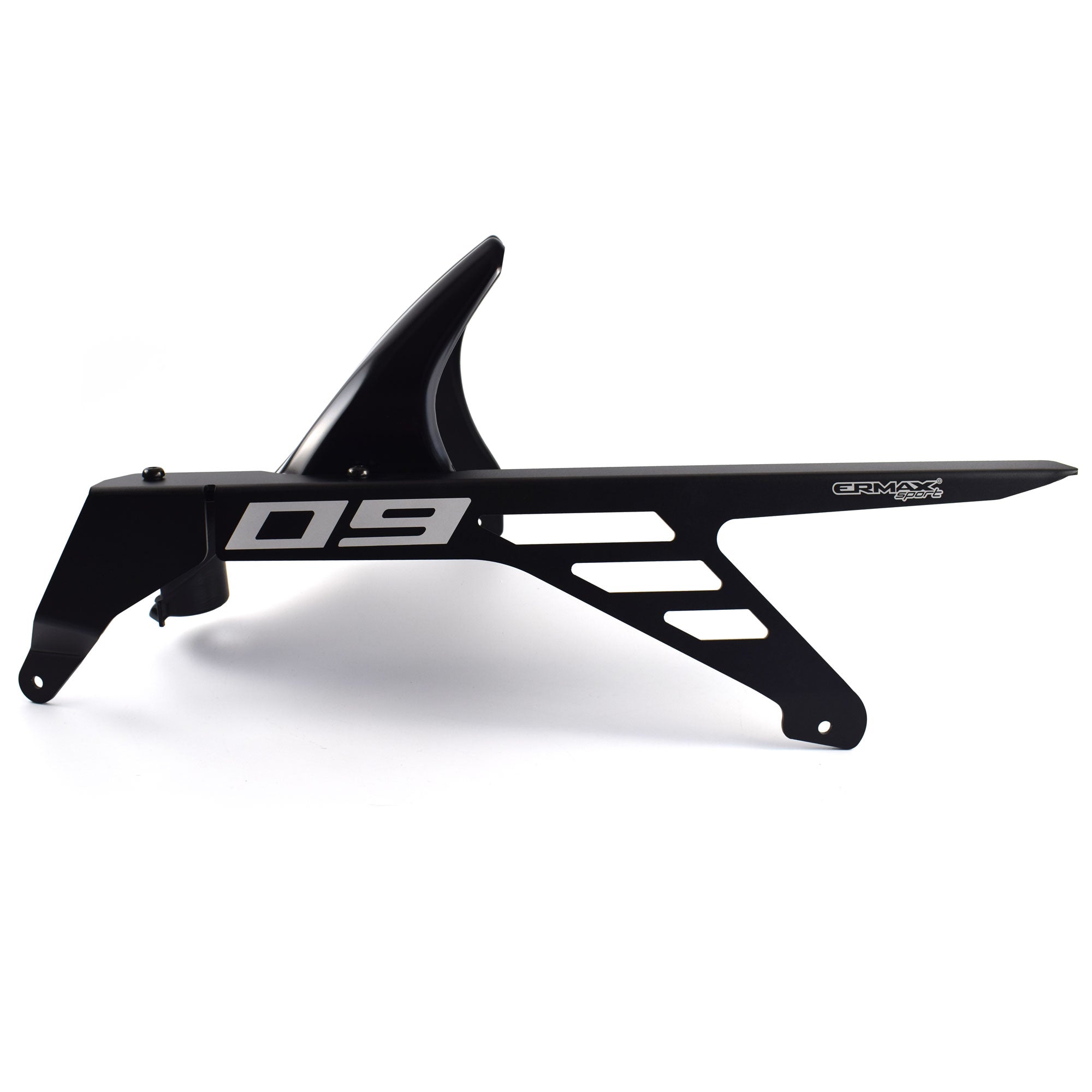 Ermax Hugger | Tech Black [MDNM6] | Yamaha MT-09 2024>Current-Huggers-Pyramid Motorcycle Accessories