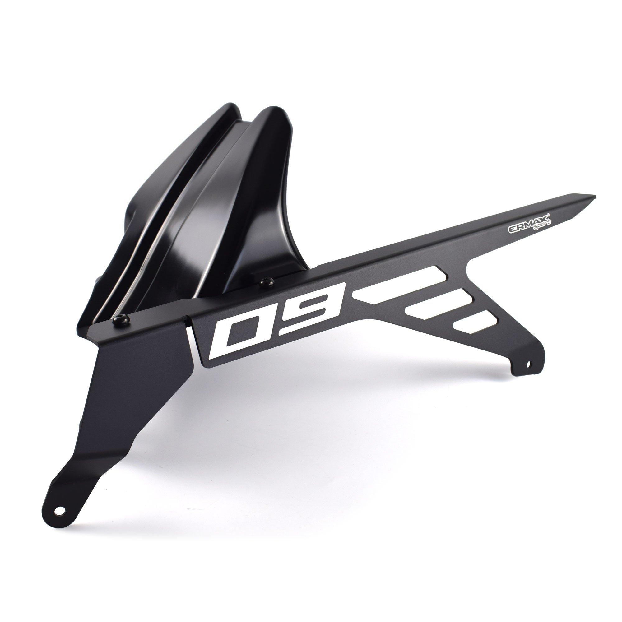 Ermax Hugger | Tech Black [MDNM6] | Yamaha MT-09 2024>Current-Huggers-Pyramid Motorcycle Accessories