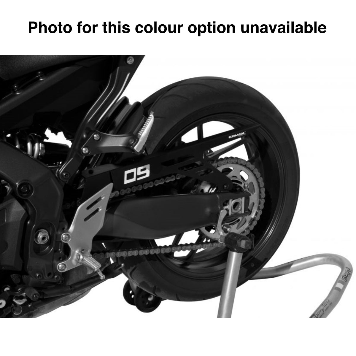 Ermax Hugger with Aluminium Chainguard | Cyan | Yamaha MT-09 2021>2023 -   Pyramid Motorcycle Accessories