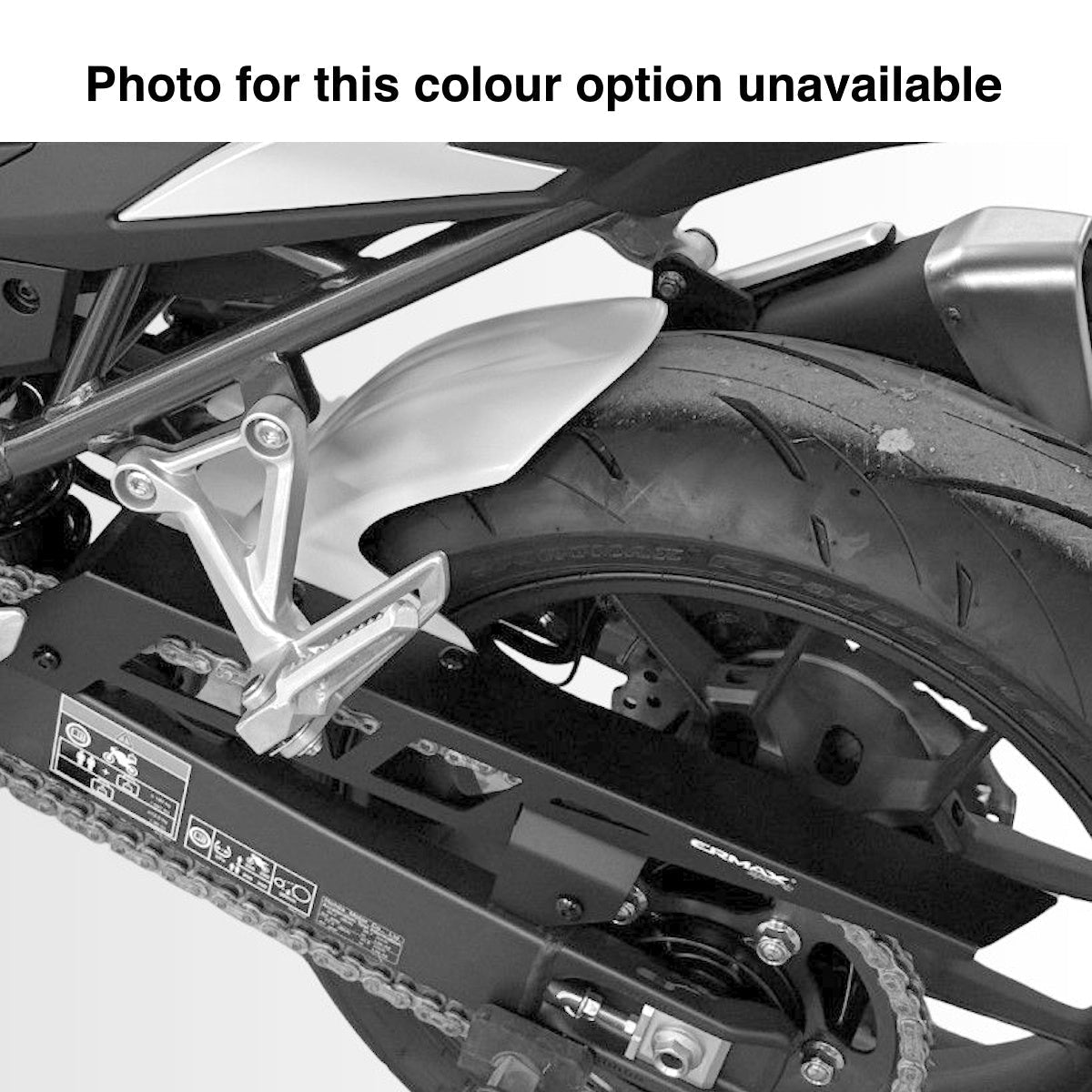 Ermax Hugger with Aluminium Chainguard | Matte Ballistic Black [NHA86M] | Honda CB750 Hornet 2025>Current -  Shop name