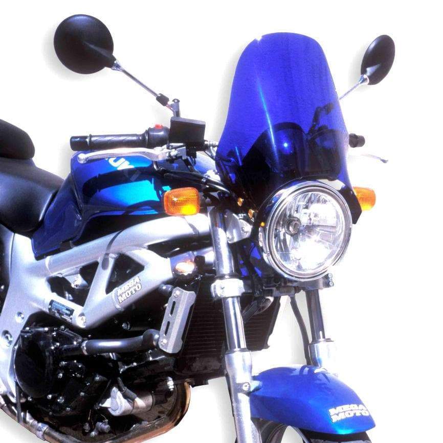 Ermax Mini Sprint Headlight Mounted Screen | Blue-E060504003-Screens-Pyramid Motorcycle Accessories