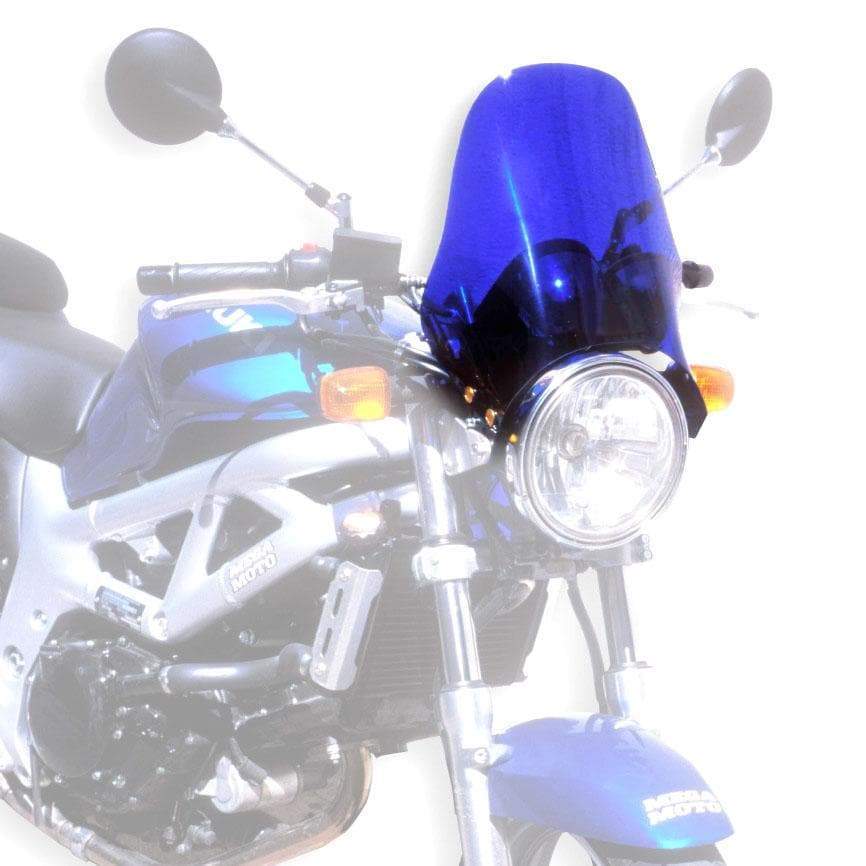 Ermax Mini Sprint Headlight Mounted Screen | Blue-E060504003-Screens-Pyramid Motorcycle Accessories