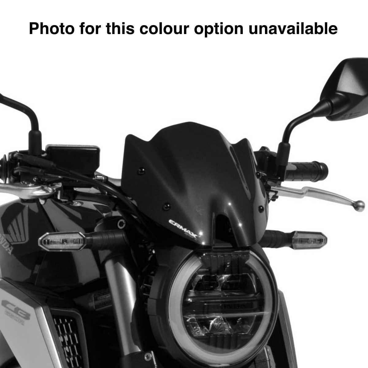 Ermax Nose Fairing | Matte Black | Honda CB 650 R 2021>2023-Screens-Pyramid Motorcycle Accessories