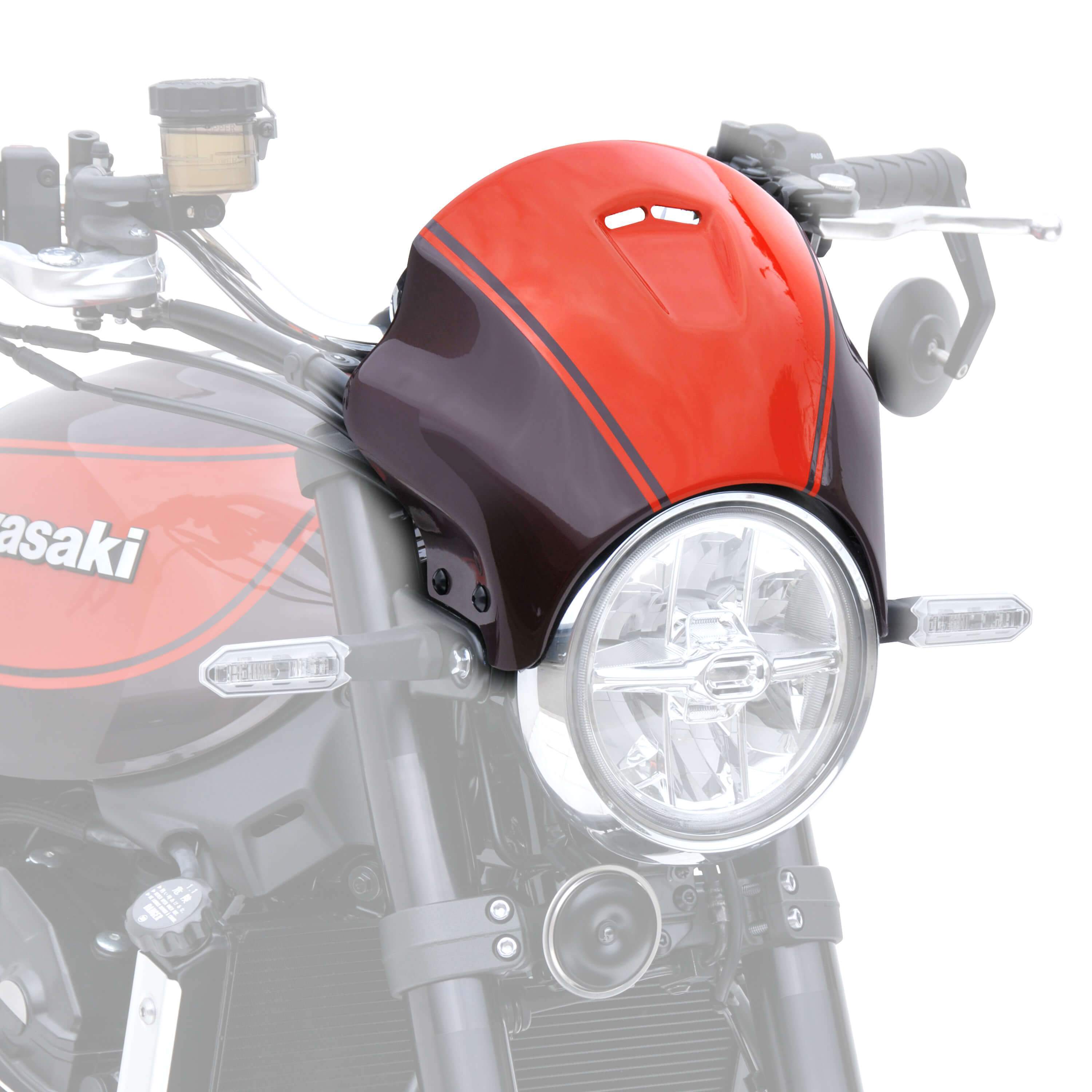 Ermax Nose Fairing | Met Brown/Met Orange (Candy Tone Brown
