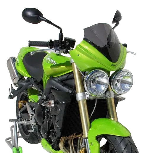 Ermax Nose Fairing | Roulette Green [HG] with Dark Smoke Screen | Triumph Street Triple 675 2008>2010 -  Shop name