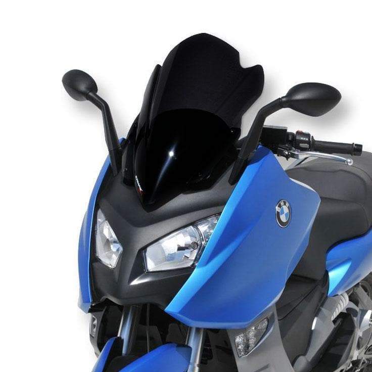 Ermax Racing Screen | Black (Opaque) | BMW C 600 2012>2015-Screens-Pyramid Motorcycle Accessories