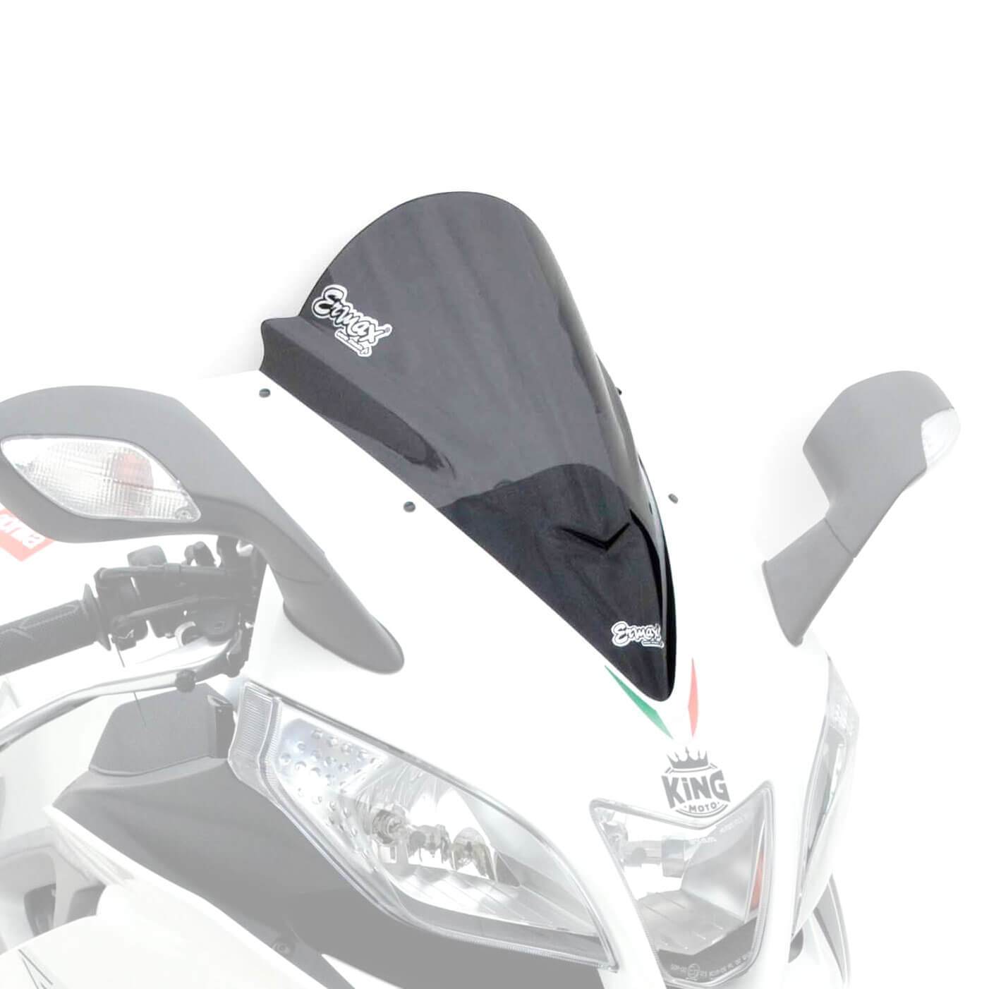 Ermax Racing Screen | Dark Smoke | Aprilia RSV4 R 2009>2014-E070803029-Screens-Pyramid Motorcycle Accessories
