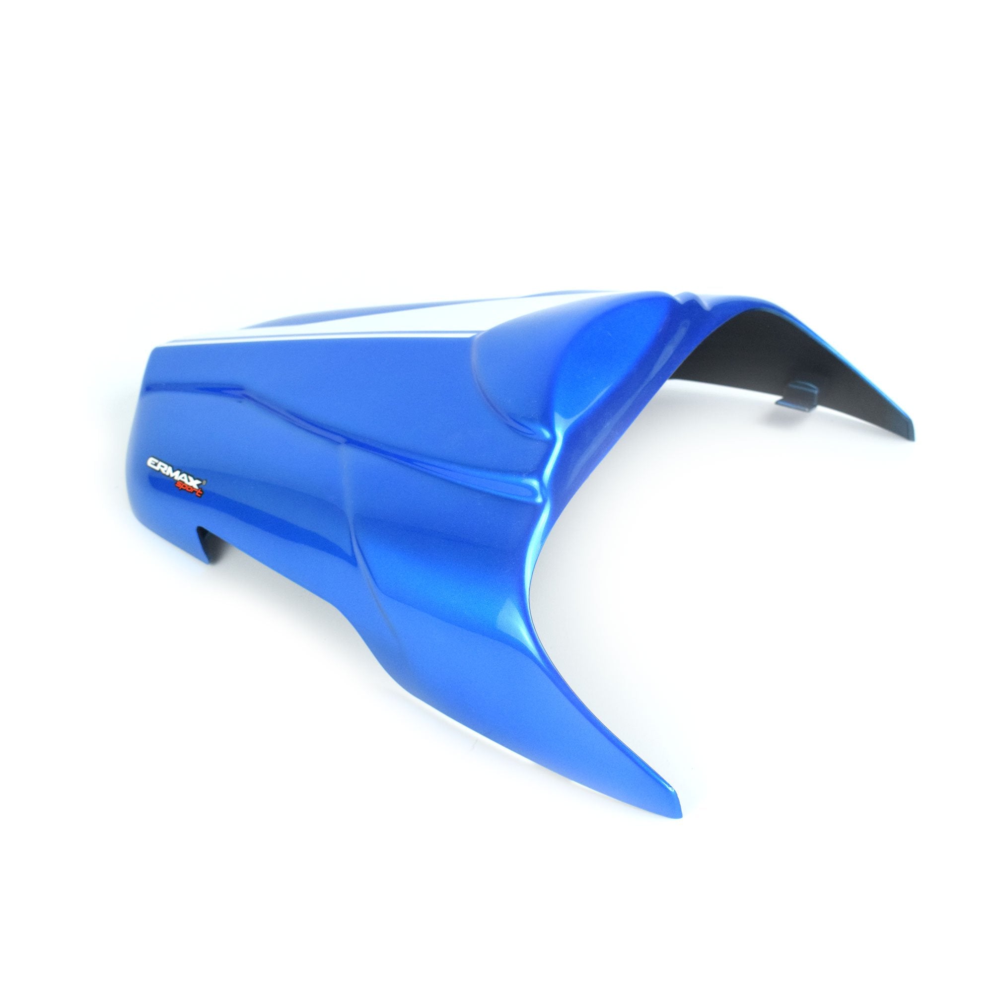 Ermax Seat Cowl | Metallic Grey/Metallic Blue (Triton Blue/Pearl Glacier White) | Suzuki SV650 2016>Current -  Shop name