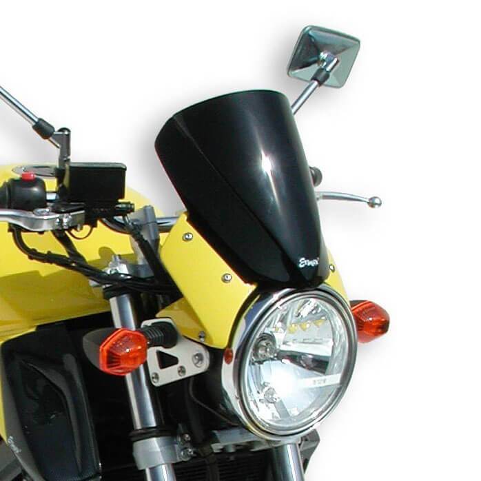 Ermax Sport Screen | Black (Opaque) | Suzuki SV650 2003>2015-Screens-Pyramid Motorcycle Accessories