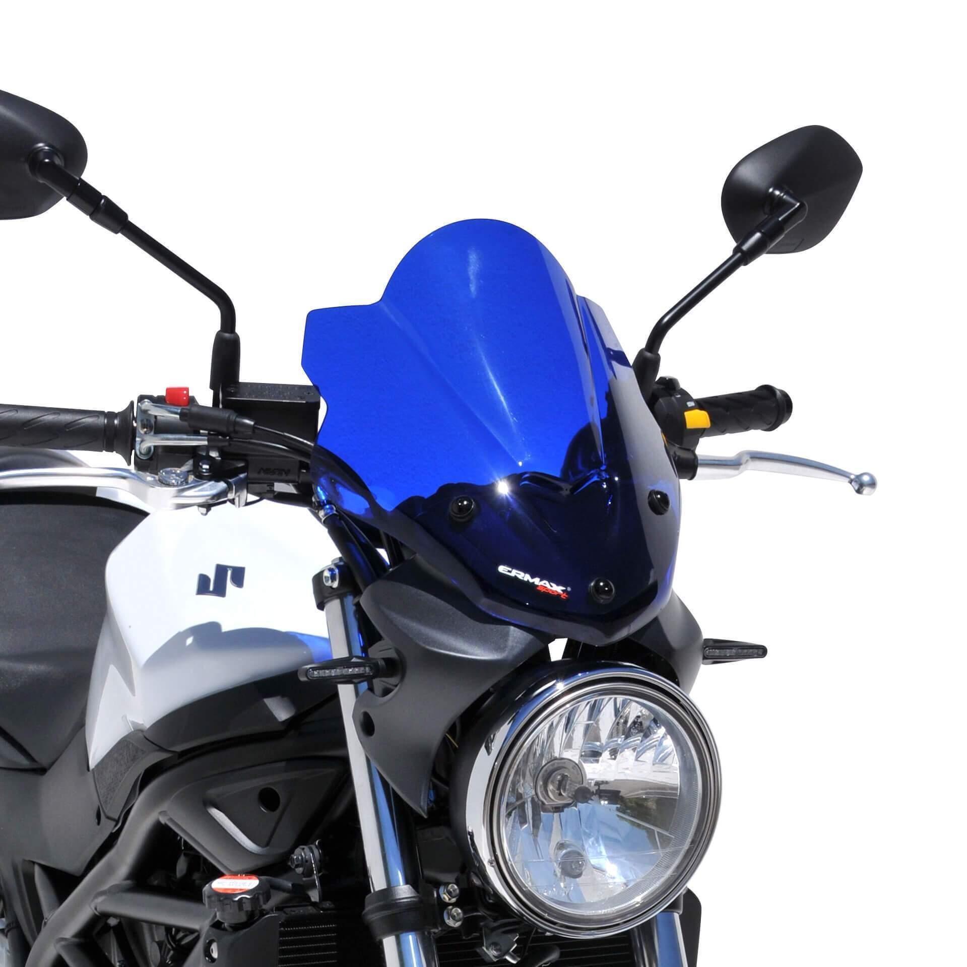Ermax Sport Screen | Blue | Suzuki SV650 2016>Current-E060404113-Screens-Pyramid Motorcycle Accessories