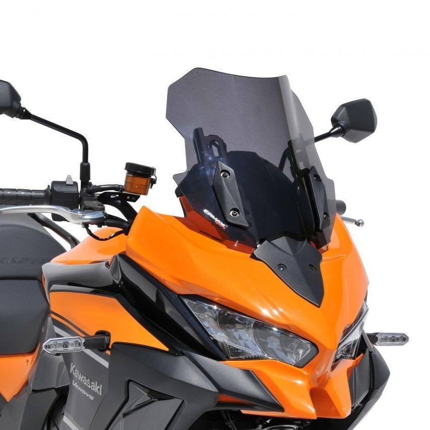 Ermax Sport Screen | Dark Smoke | Kawasaki Versys 1000 2019>2024-Screens-Pyramid Motorcycle Accessories