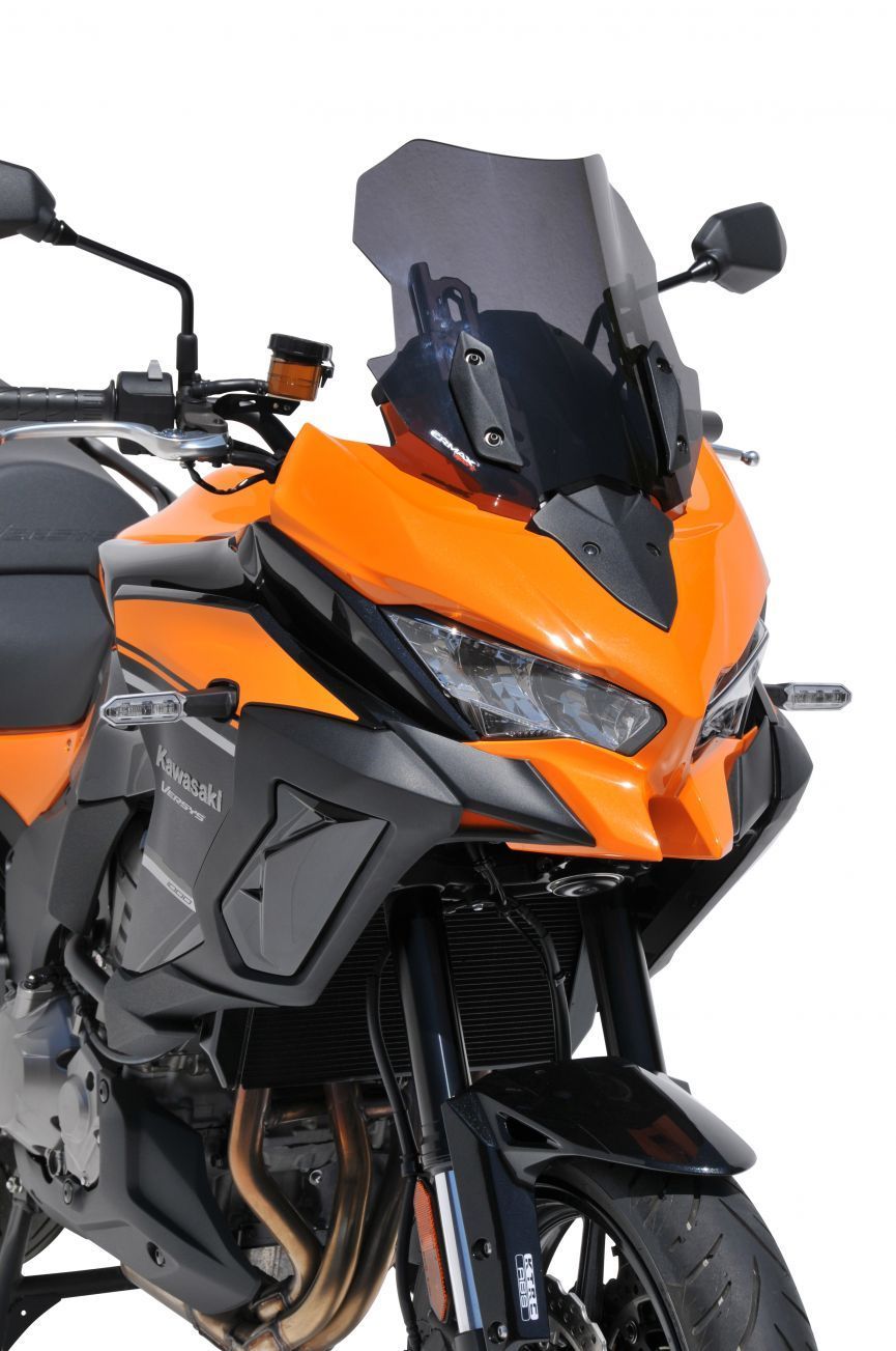 Ermax Sport Screen | Dark Smoke | Kawasaki Versys 1000 2019>2024-Screens-Pyramid Motorcycle Accessories