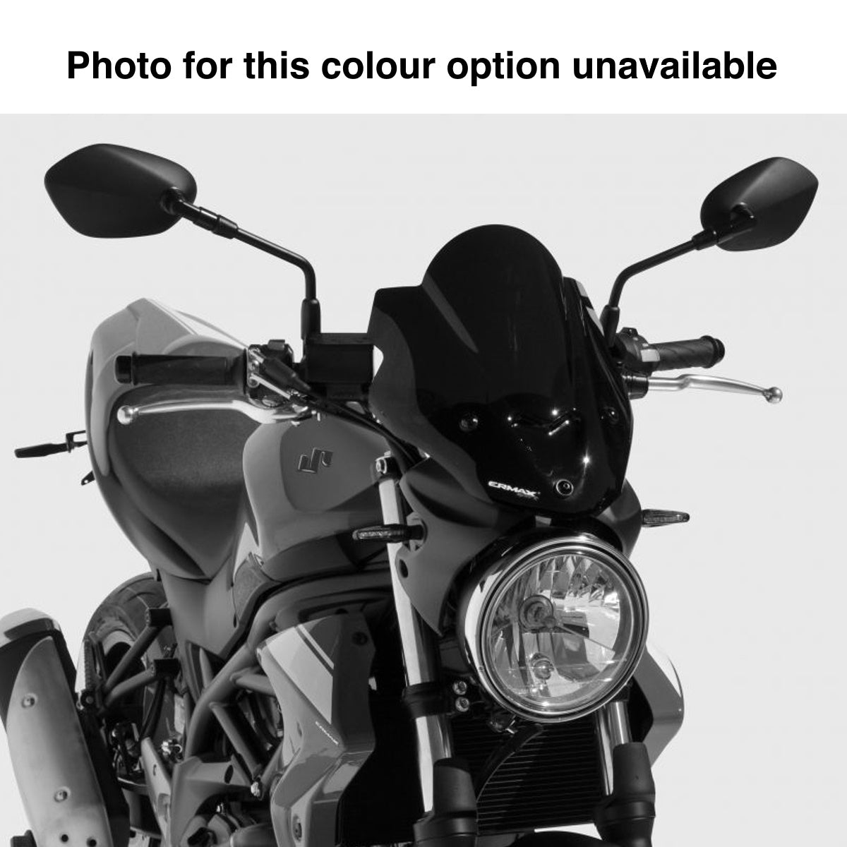 Ermax Sport Screen | Satin Black (Opaque) | Suzuki SV650 2016>Current -  Shop name