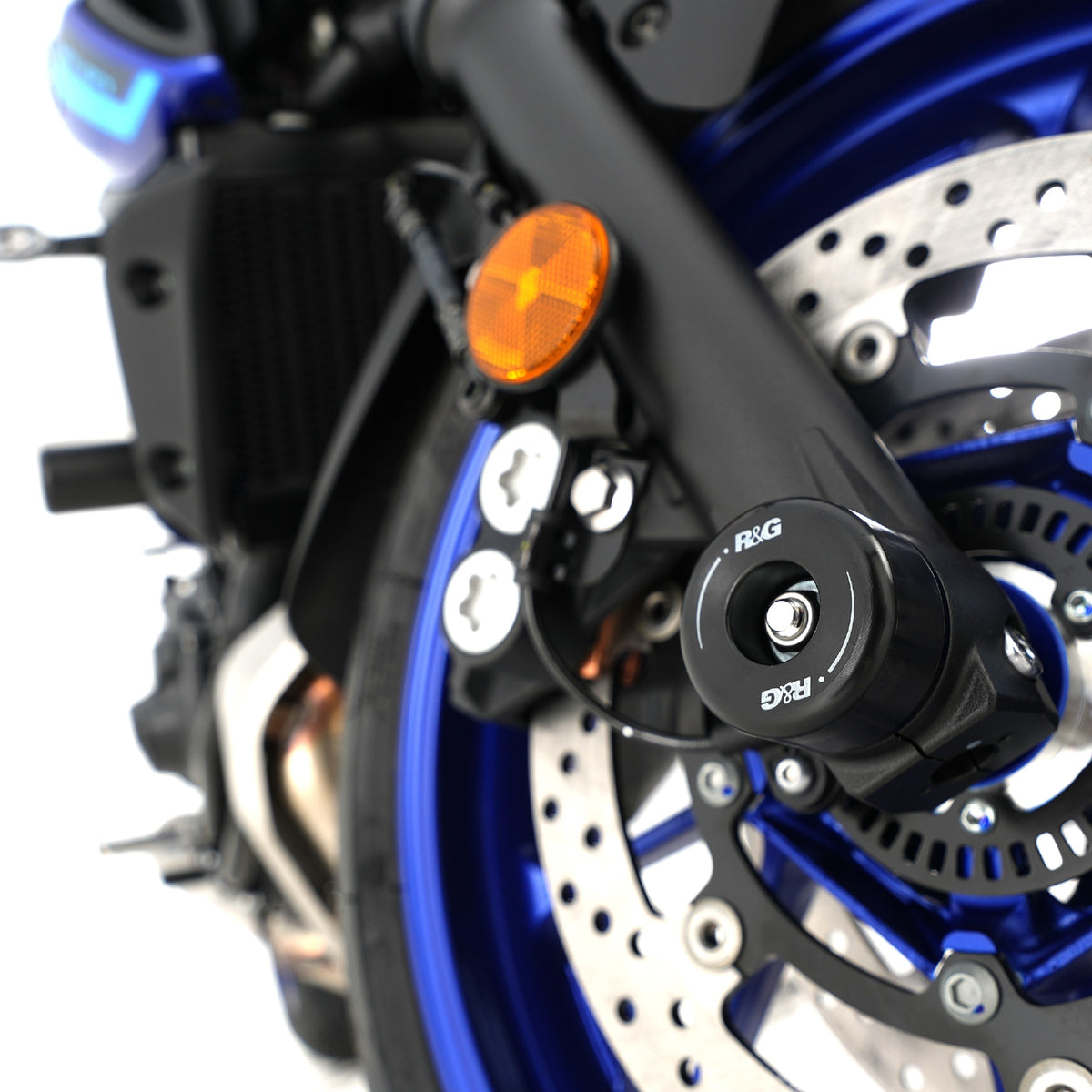 R&G Fork Protectors | Black | Yamaha Tracer 7 (GT) '21- '23, Yamaha MT-07 ’21- '24, & XSR 700 ’22- -   Pyramid Motorcycle Accessories