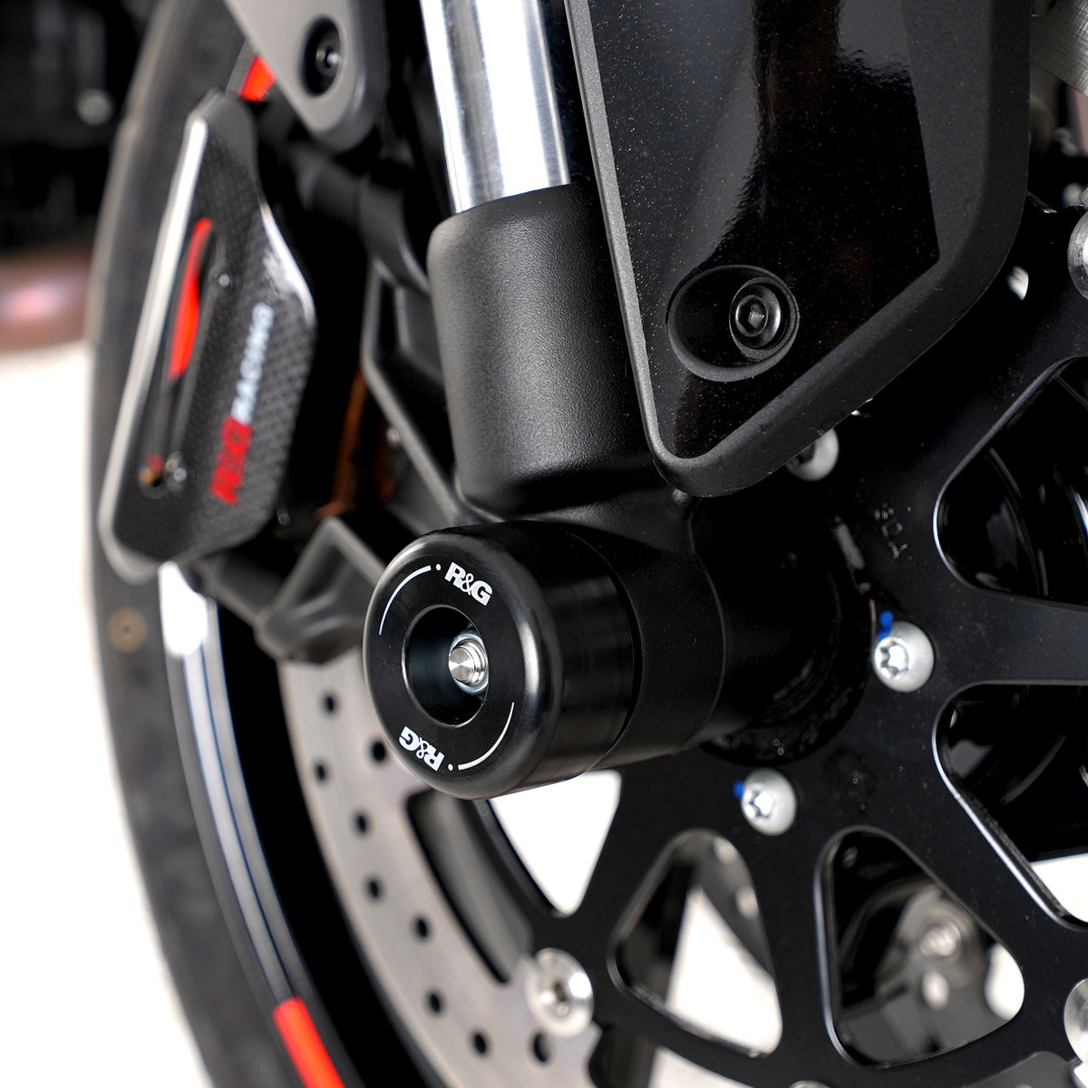 R&G Fork Protectors | Black | KTM 990 RC R ‘26-, 790 Duke '18-, 990 Duke 2024 /950 Superduke, SuperMoto '20-, 890 Duke R '20- '24 & CFMoto 800NK '23- -   Pyramid Motorcycle Accessories