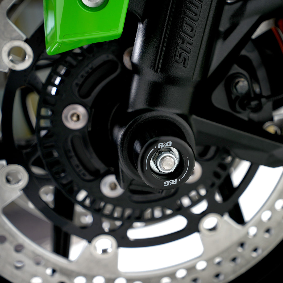 R&G Fork Protectors | Black | Kawasaki ZX6R Ninja 636 '13- -   Pyramid Motorcycle Accessories
