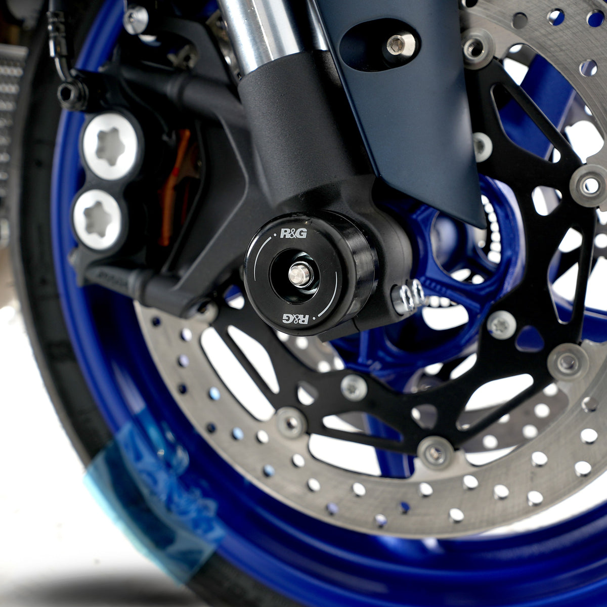 R&G Fork Protectors | Black | Yamaha YZF-R1/R1M '15- , YZF-R6 '17-'24 and MT-10 '16- & SP '17- -   Pyramid Motorcycle Accessories