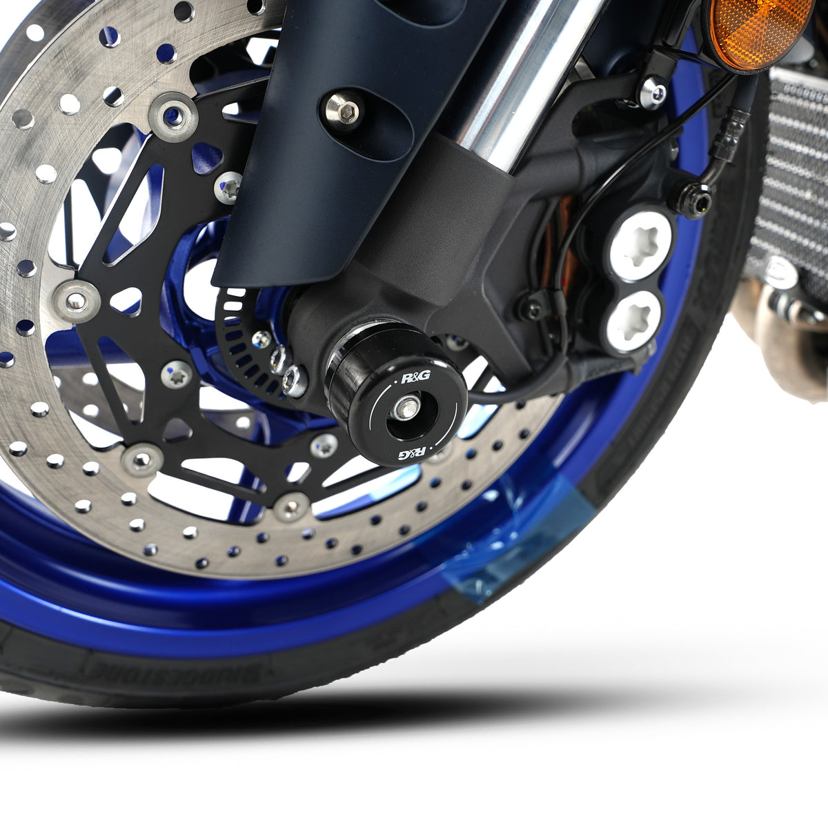 R&G Fork Protectors | Black | Yamaha YZF-R1/R1M '15- , YZF-R6 '17-'24 and MT-10 '16- & SP '17- -   Pyramid Motorcycle Accessories