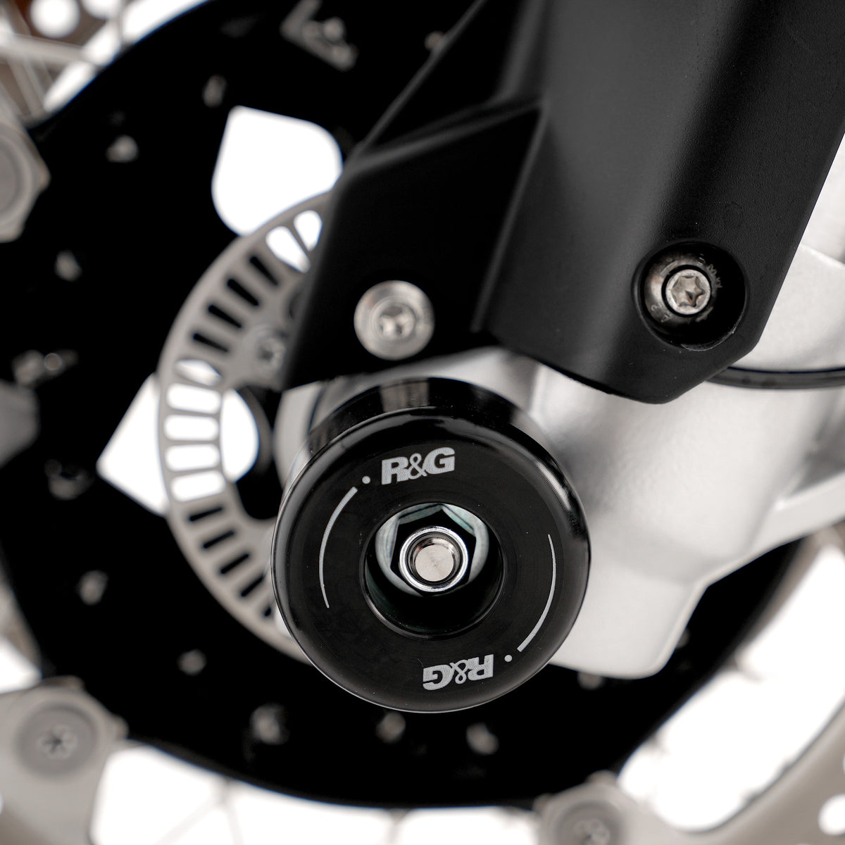 R&G Fork Protectors | Black | BMW F800GS '24-, S1000XR '15-'19, F850GS '18-25, F750GS '18-, F850GSA '19-25 & F900GSA '24- -   Pyramid Motorcycle Accessories