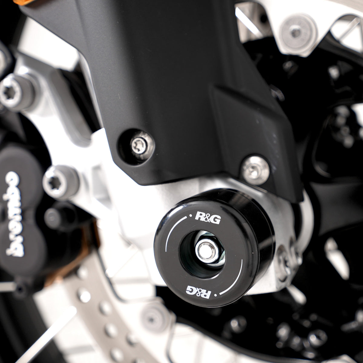 R&G Fork Protectors | Black | BMW F800GS '24-, S1000XR '15-'19, F850GS '18-25, F750GS '18-, F850GSA '19-25 & F900GSA '24- -   Pyramid Motorcycle Accessories