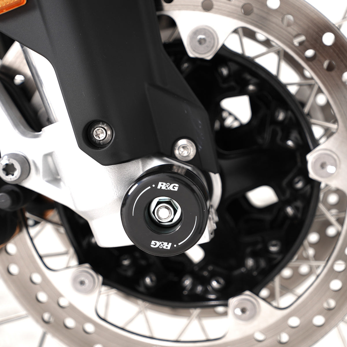 R&G Fork Protectors | Black | BMW F800GS '24-, S1000XR '15-'19, F850GS '18-25, F750GS '18-, F850GSA '19-25 & F900GSA '24- -   Pyramid Motorcycle Accessories