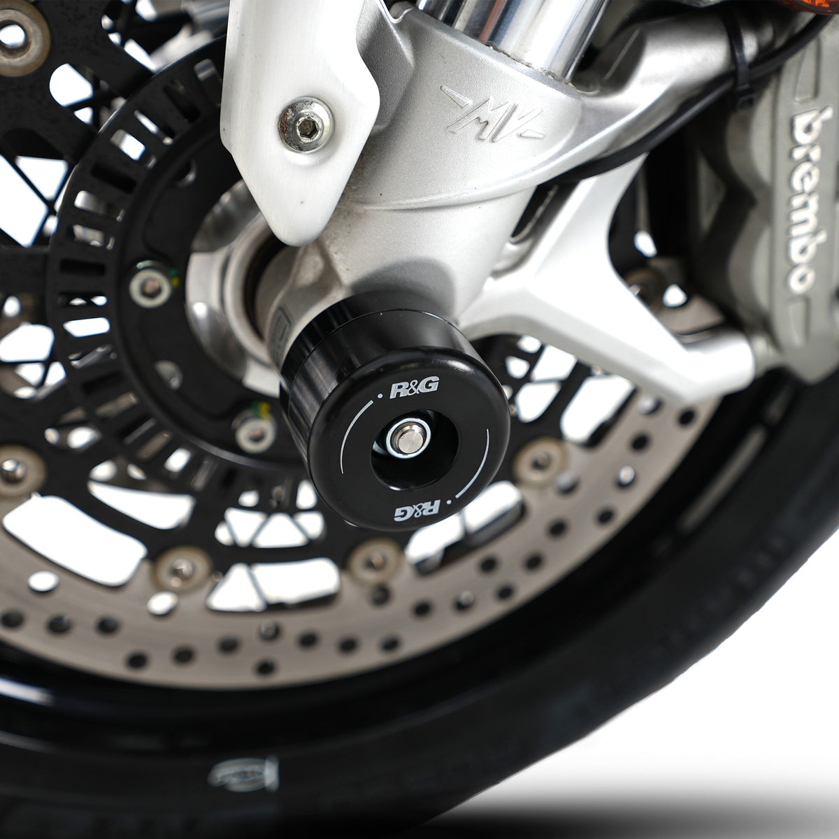 R&G Fork Protectors | Black | MV Agusta Turismo Veloce, Stradale 800 '15- & Brutale 800RR '18-, Dragster 800RR '21-