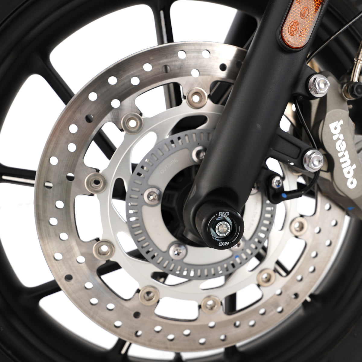 R&G Fork Protectors | Black | Triumph Street Twin '16-, Speed Twin 900 '22- '24 & Bonneville Bobber '17